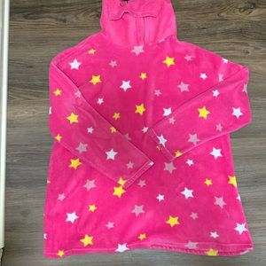 Moosh Moosh pink snuggly with hood, one size